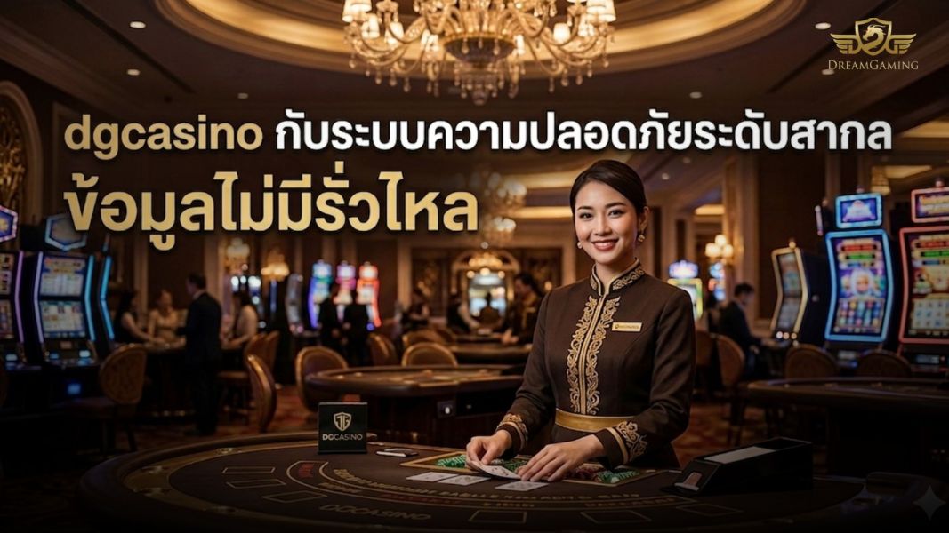dgcasino กับระบบความปลอดภัยระดับสากล เว็บพนันปลอดภัยที่น่าเชื่อถือปี 2026