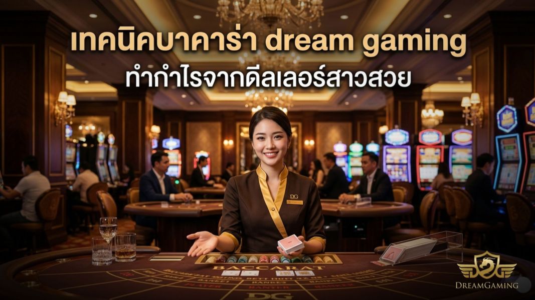 เทคนิคบาคาร่า dream gaming ทำกำไรจากดีลเลอร์สาวสวย เล่นยังไงให้ได้เปรียบ