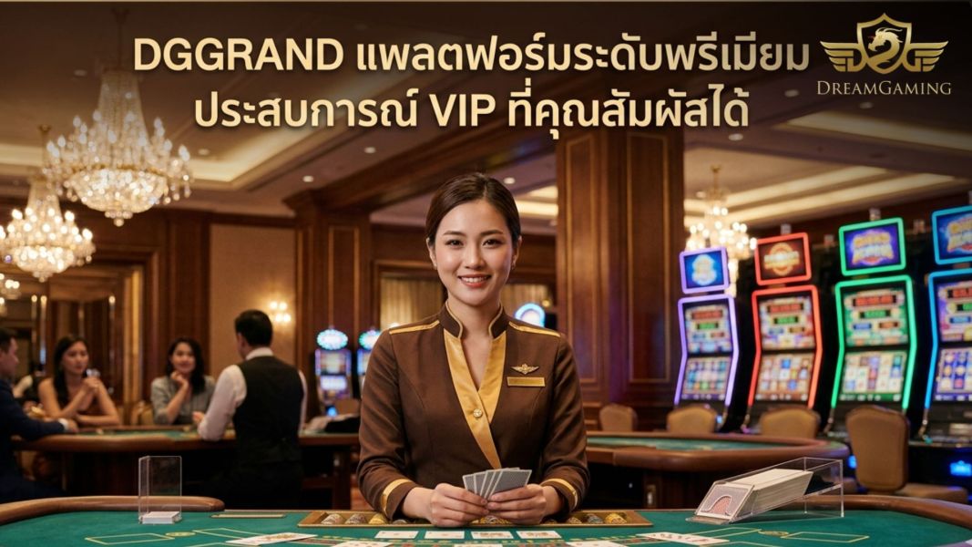 dggrand แพลตฟอร์มระดับพรีเมียม คาสิโนระดับโลก มอบประสบการณ์ VIP ครบวงจร