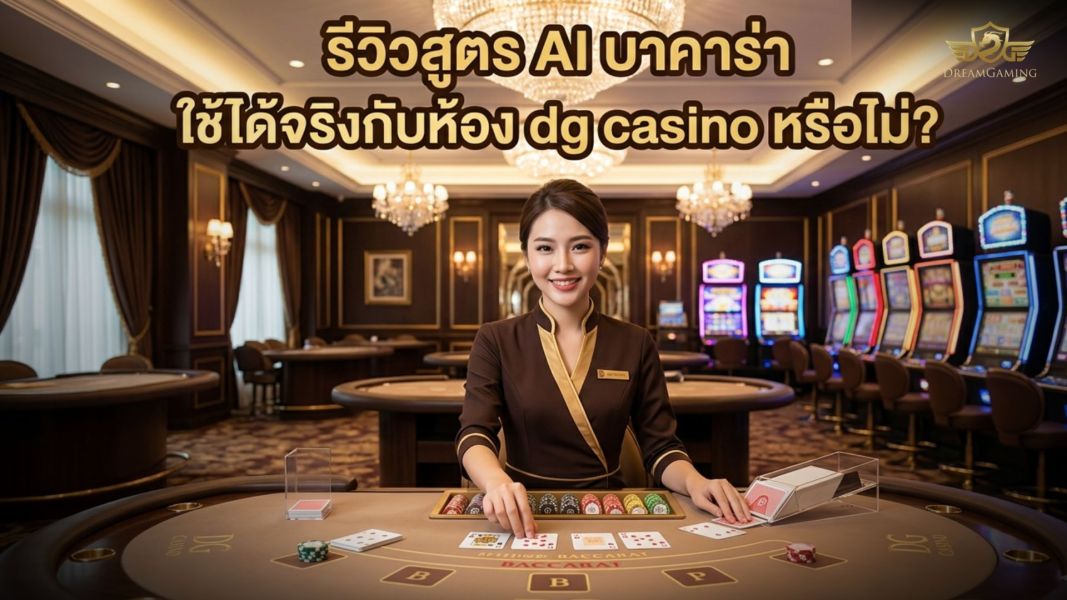 รีวิวสูตร AI บาคาร่า ใช้ได้จริงกับ dg casino หรือไม่? อัปเดตปี 2026