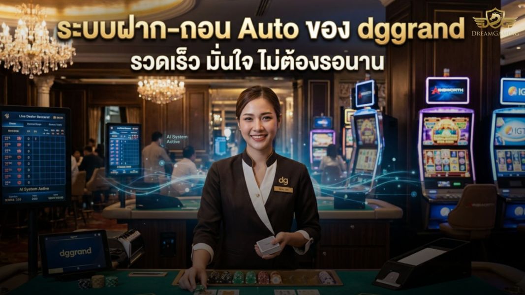 dggrand ระบบฝาก-ถอนออโต้ 2026 รวดเร็ว ปลอดภัย เว็บตรงมั่นใจได้