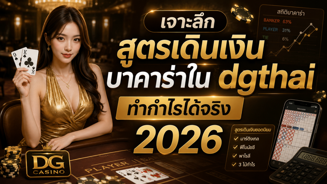 เจาะลึกสูตรเดินเงินบาคาร่าใน dgthai พร้อมใช้ฟรี สูตรบาคาร่า 2026 ได้จริง