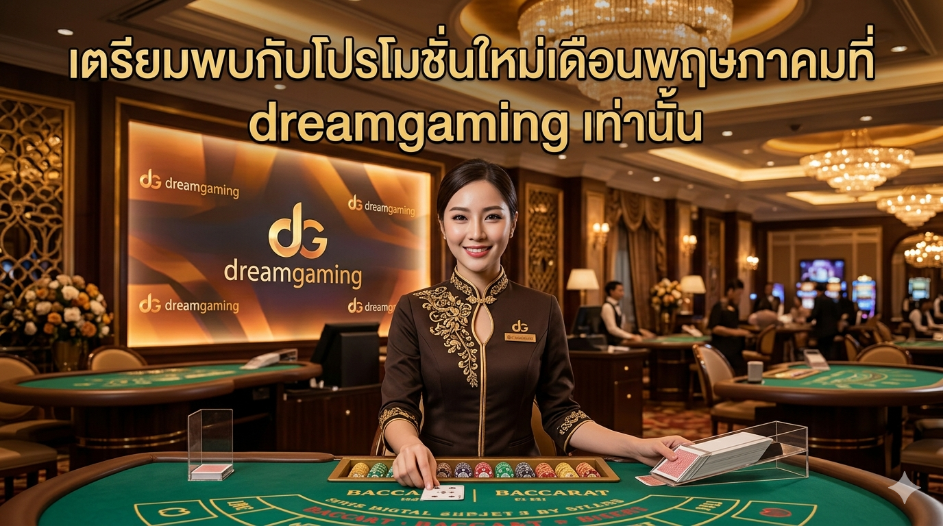 อัปเดต dreamgaming โปรโมชั่นใหม่เดือนพฤษภาคม 2026 พร้อมข่าวสารคาสิโนล่าสุด