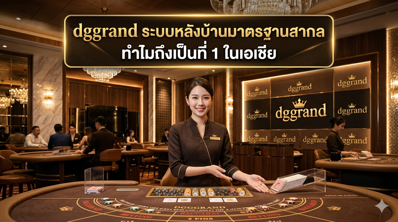 dggrand ระบบหลังบ้านมาตรฐานสากล ทำไมถึงเป็นที่ 1 ในเอเชีย ปี 2026